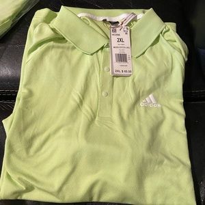 Men’s Adidas Lime Green Polo